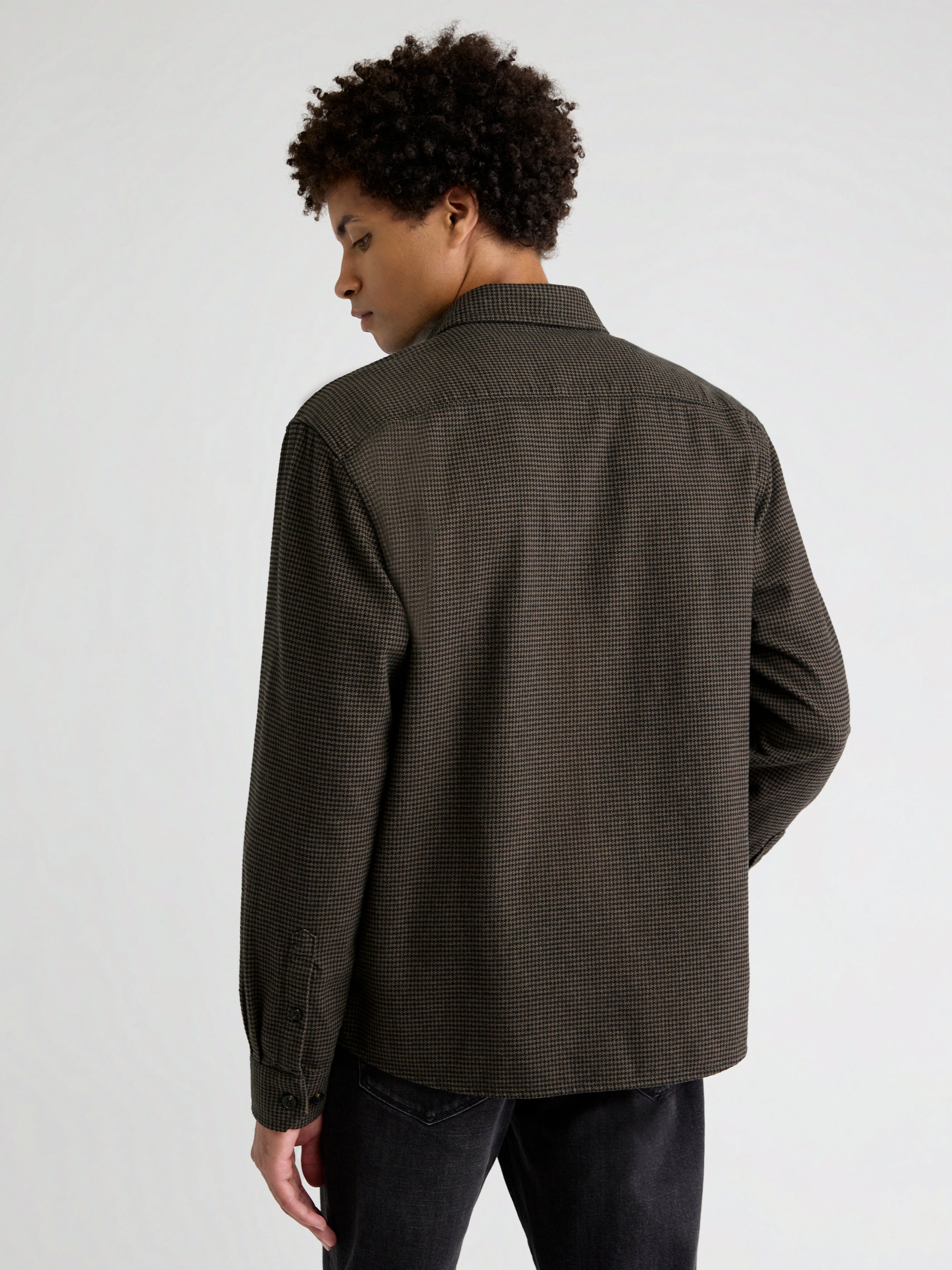 Houndstooth Overshirt rw&co Limited Time Discount