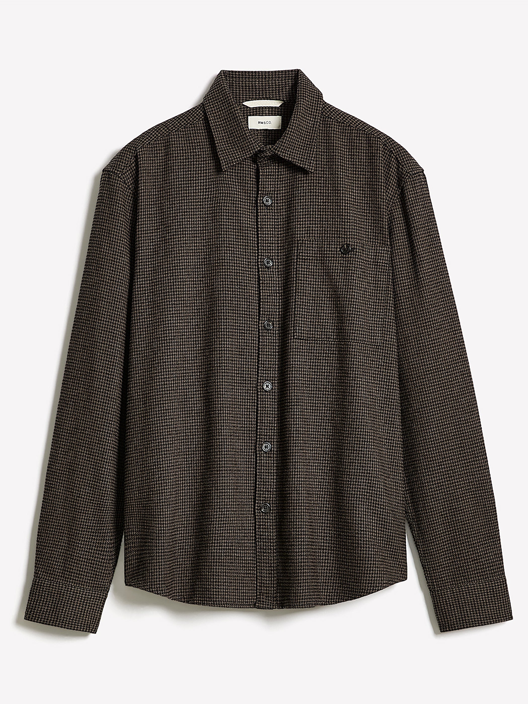 Houndstooth Overshirt rw&co Limited Time Discount