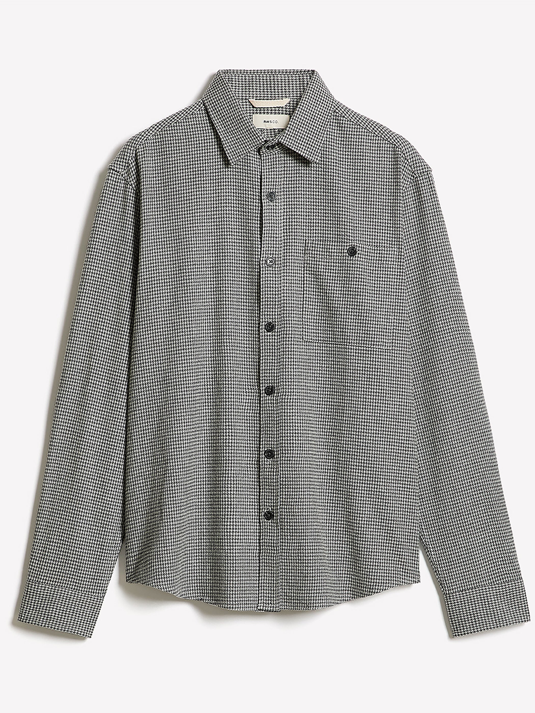 Houndstooth Overshirt rw&co Limited Time Discount