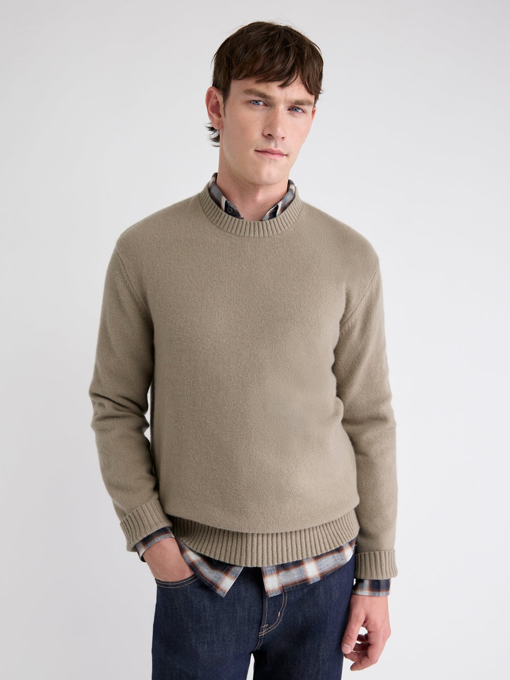 Lambswool Crew-Neck Sweater rw&co Great Value Deal