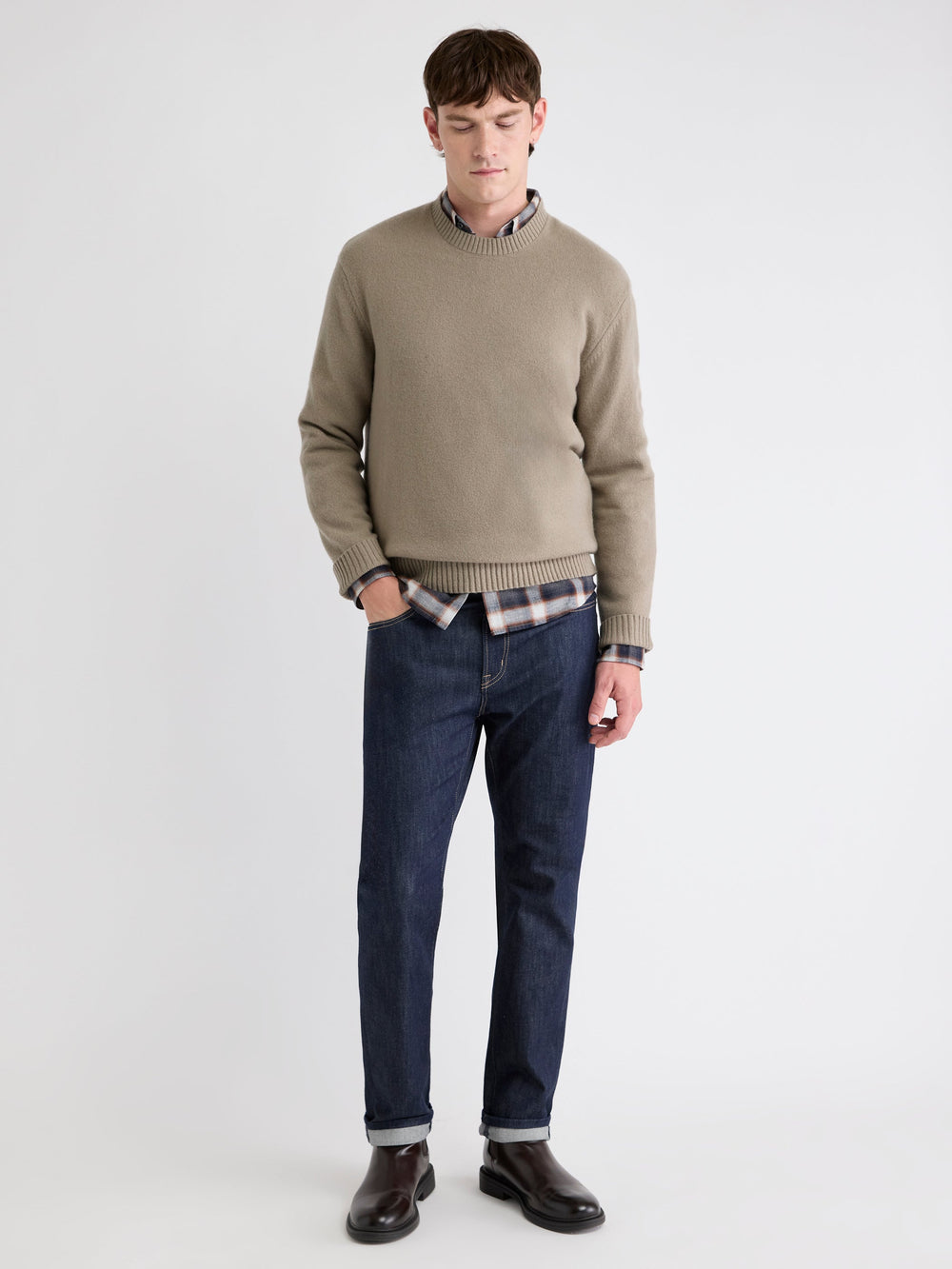 Lambswool Crew-Neck Sweater rw&co Great Value Deal