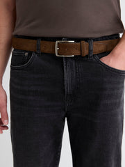 Stitched Suede Belt rw&co Special Offer
