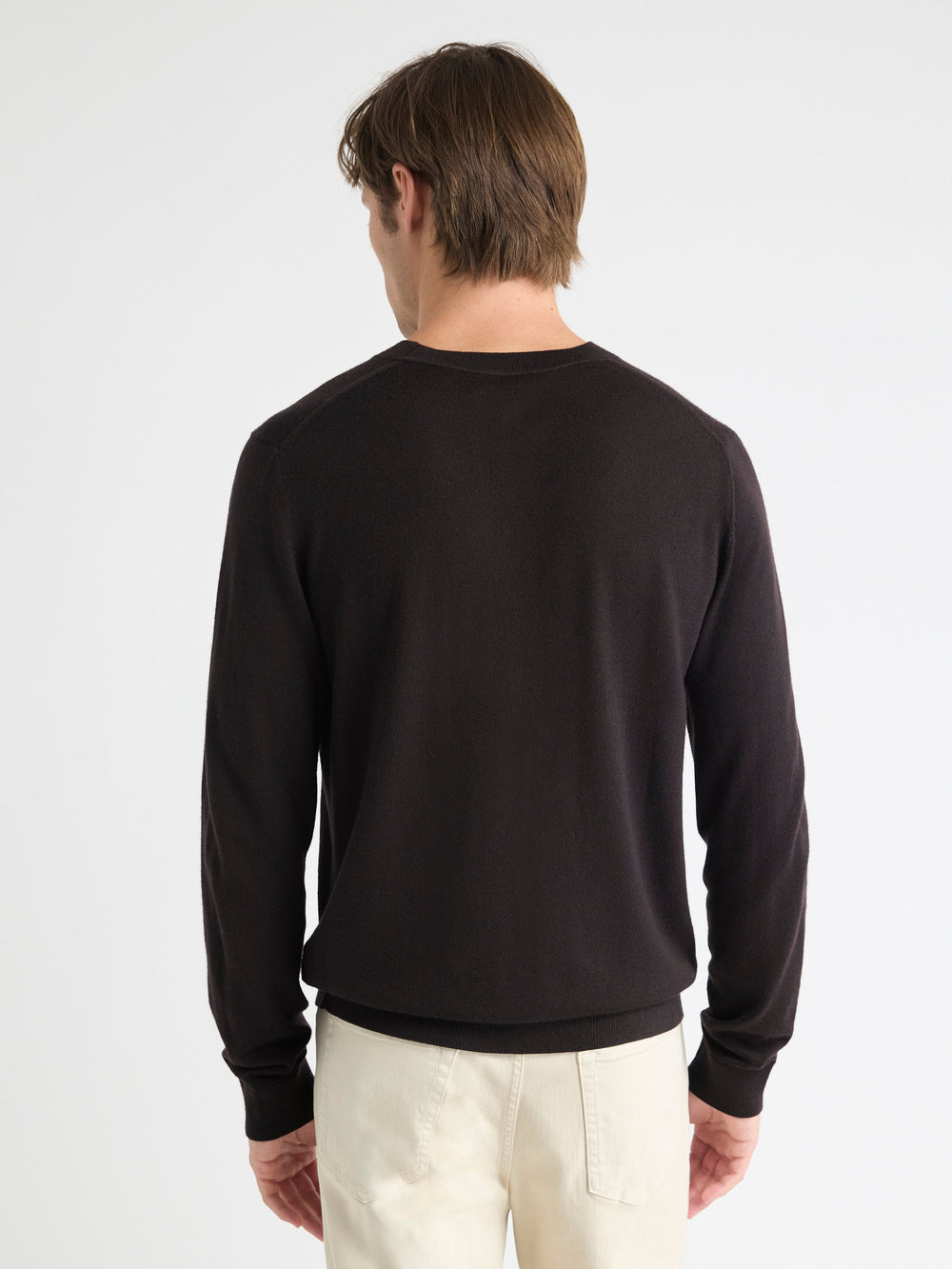 Merino Wool Crew Neck Sweater rw&co Special Promo Price