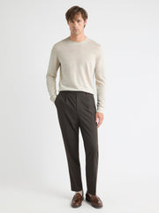 Merino Wool Crew Neck Sweater rw&co Special Promo Price