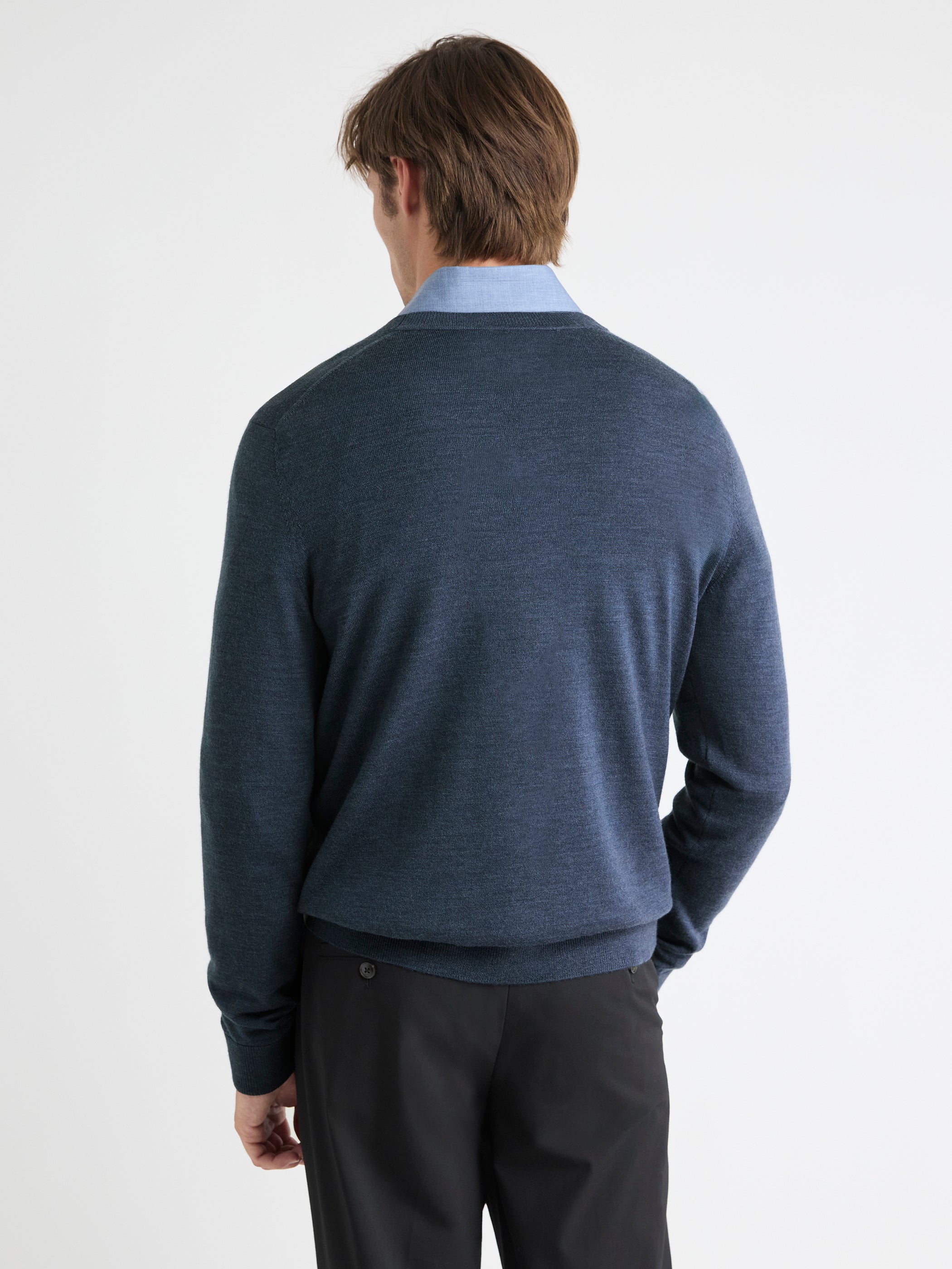 Merino Wool Crew Neck Sweater rw&co Special Promo Price