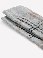 Crew Socks with Plaid Pattern rw&co Special Offer