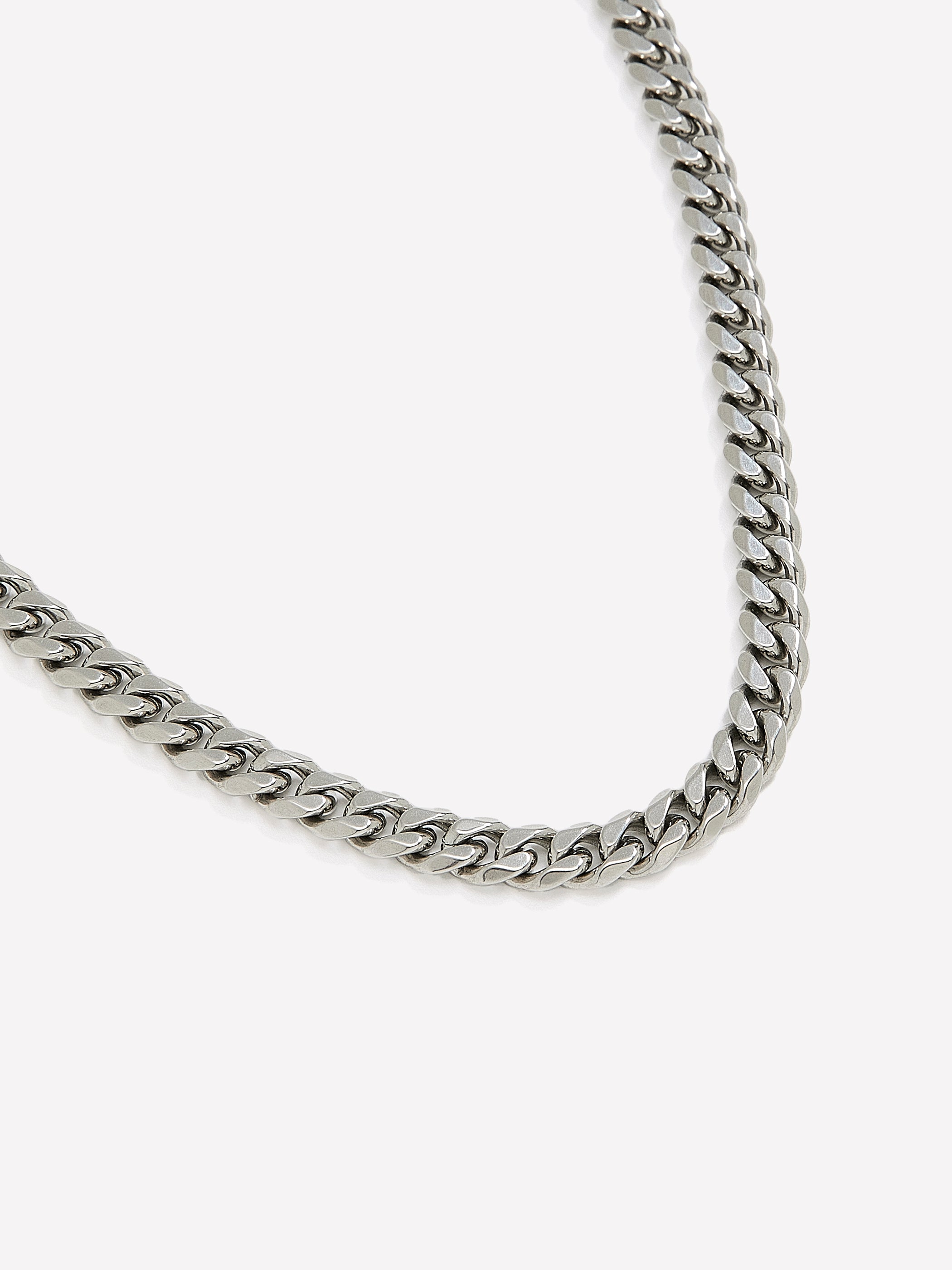 Stainless Steel Flat Necklace rw&co On Sale
