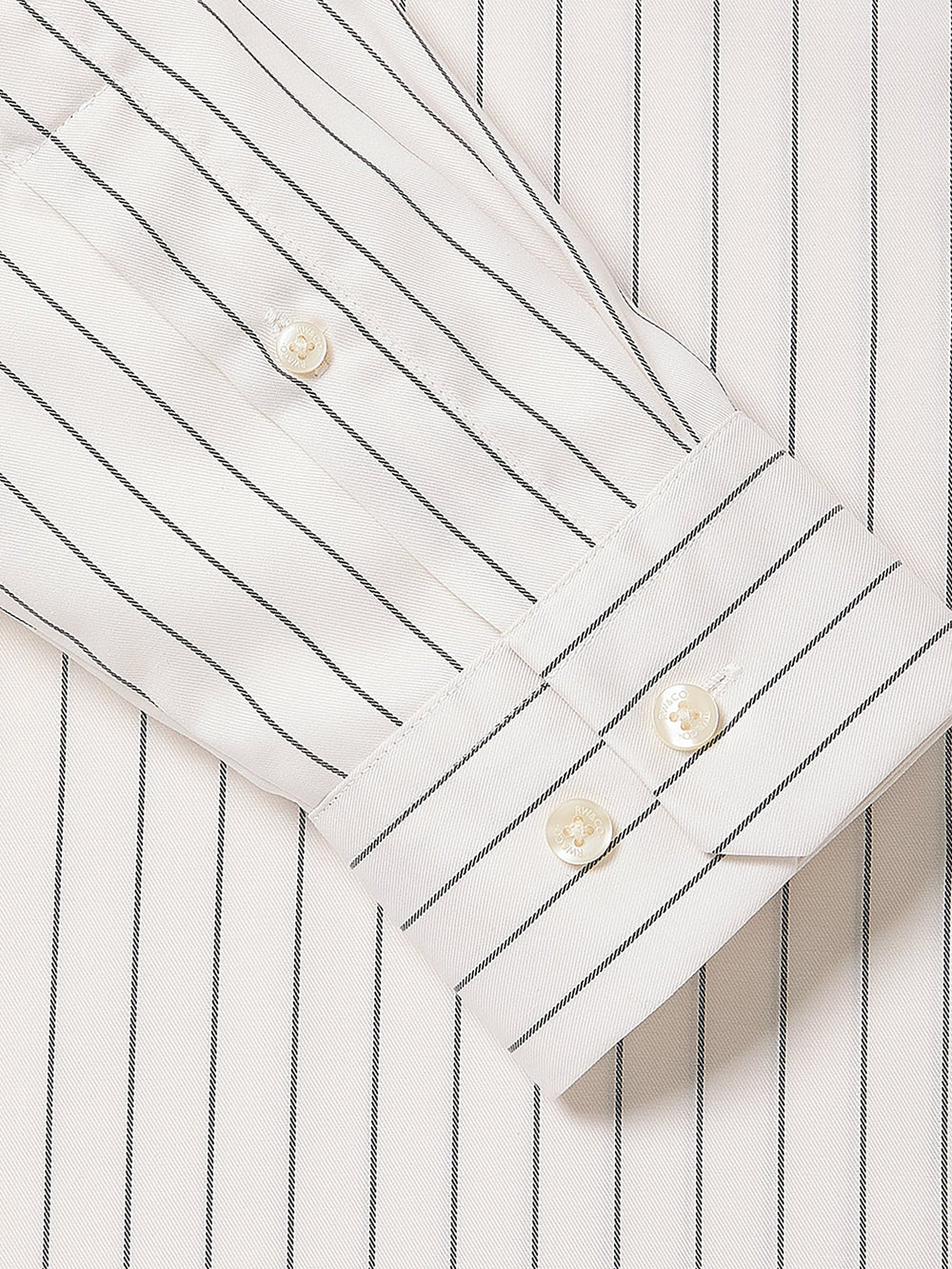 Striped Relaxed-Fit Twill Dress Shirt rw&co Limited Time Discount