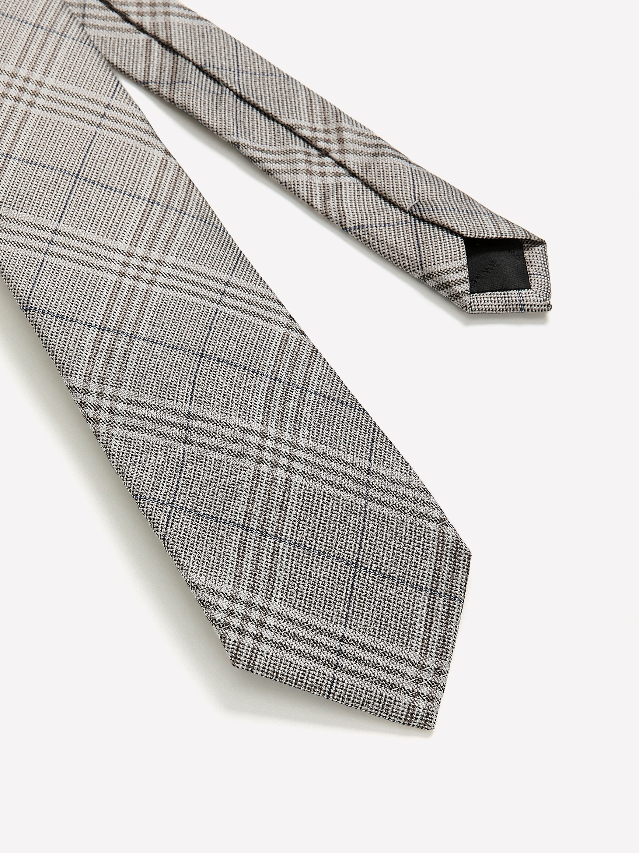 Regular Tie with Checkered Pattern rw&co Special Offer