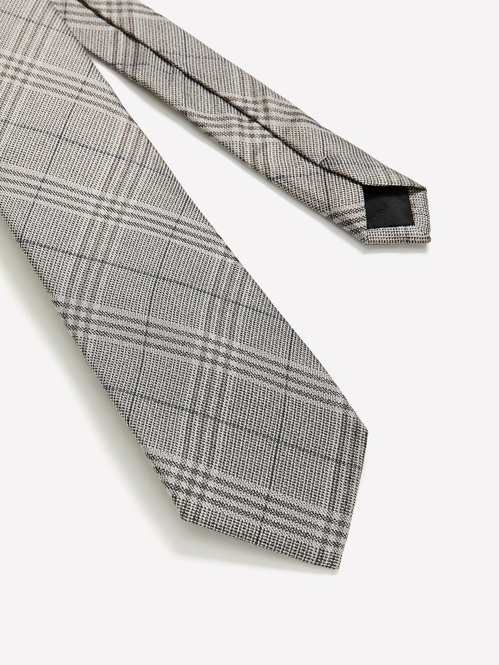 Regular Tie with Checkered Pattern rw&co Special Offer