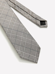 Regular Tie with Checkered Pattern rw&co Special Offer