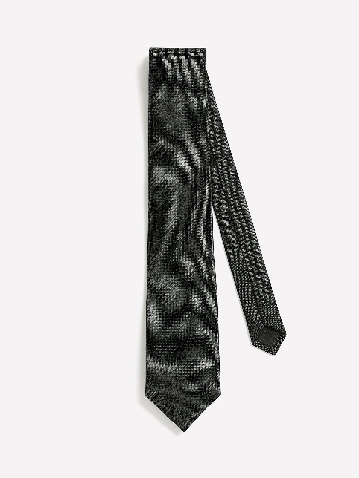 Charcoal Regular Textured Tie rw&co Exclusive Sale Price