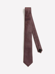 Skinny Tie with Square Geometric Pattern rw&co Special Promo Price