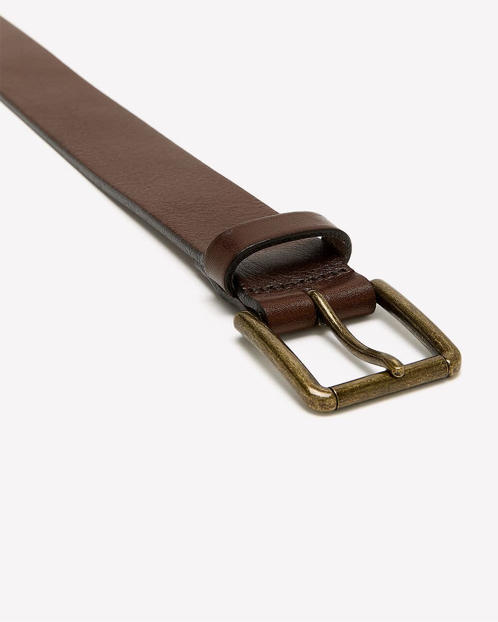 Italian Leather Casual Belt rw&co Special Promo Price