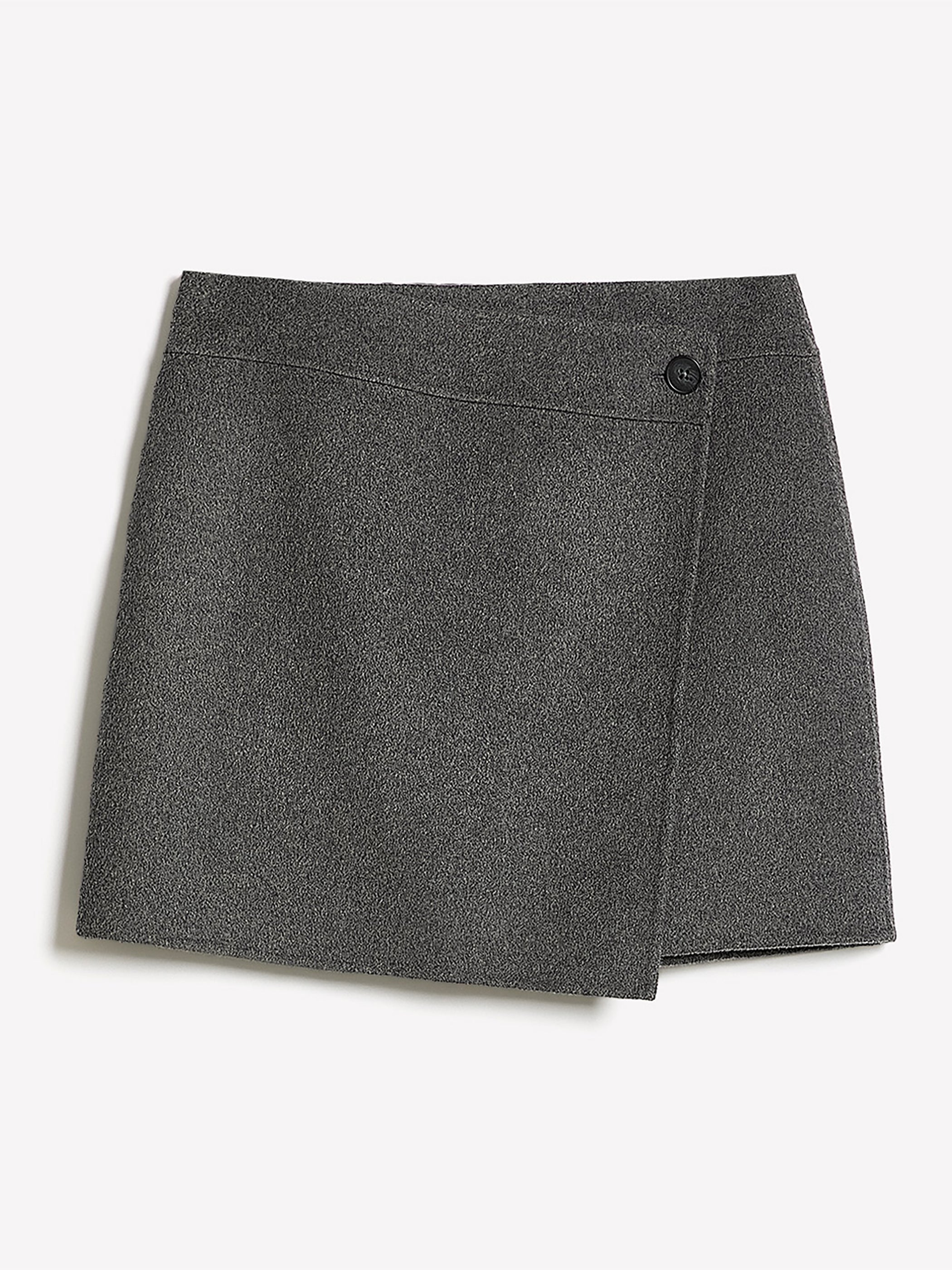 Melton Wrap Mini Skirt rw&co On Sale