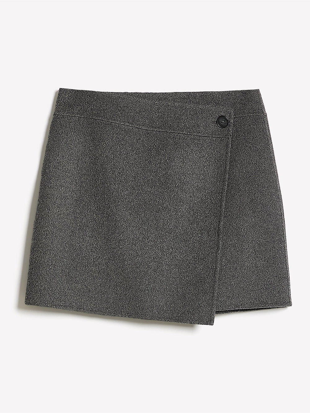 Melton Wrap Mini Skirt rw&co On Sale