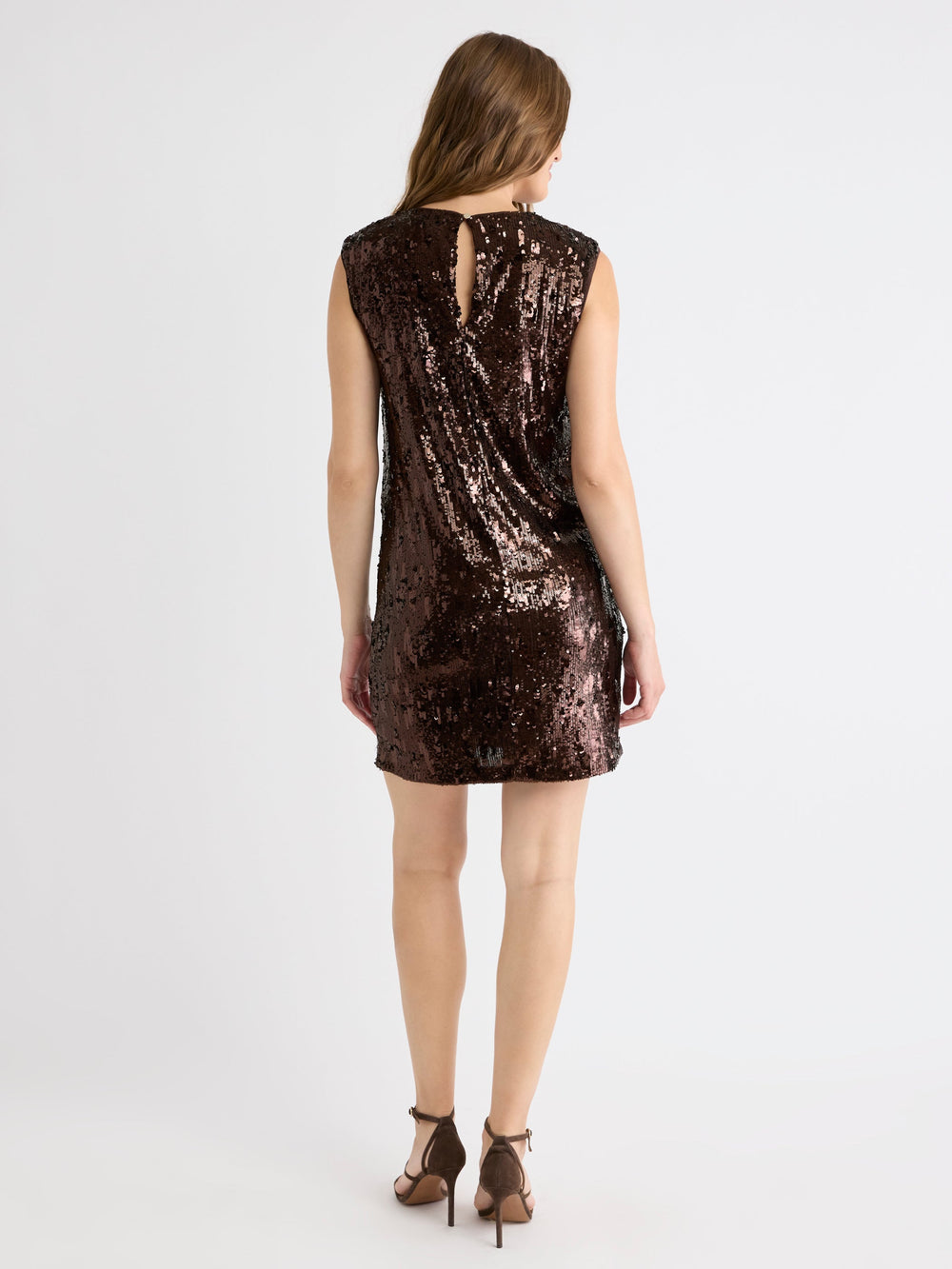 Sleeveless Mini Sequins Cocktail Dress rw&co Great Value Deal
