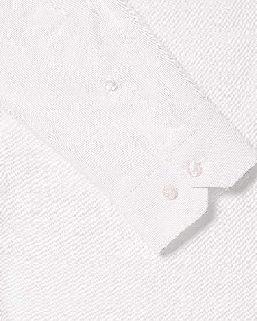 Slim-Fit Solid Cotton Modal Dress Shirt rw&co Special Offer