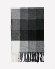 Plaid Scarf with Fringes rw&co Special Promo Price