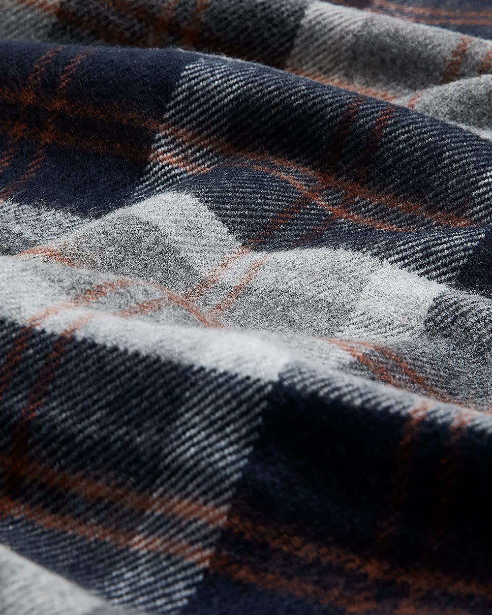 Plaid Scarf with Fringes rw&co Special Promo Price