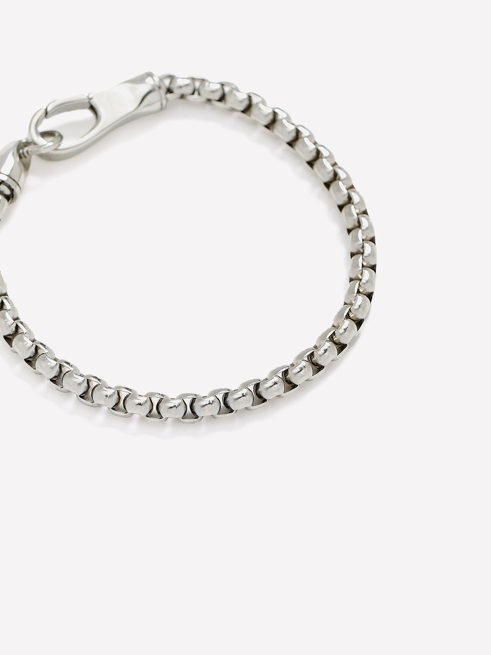 Stainless Steel Box Chain Bracelet rw&co Limited Time Discount