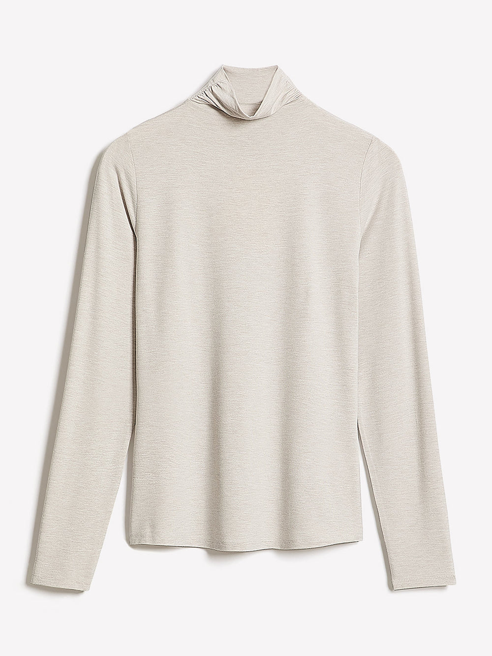 Fitted Long-Sleeve Mock-Neck Tee rw&co Exclusive Sale Price