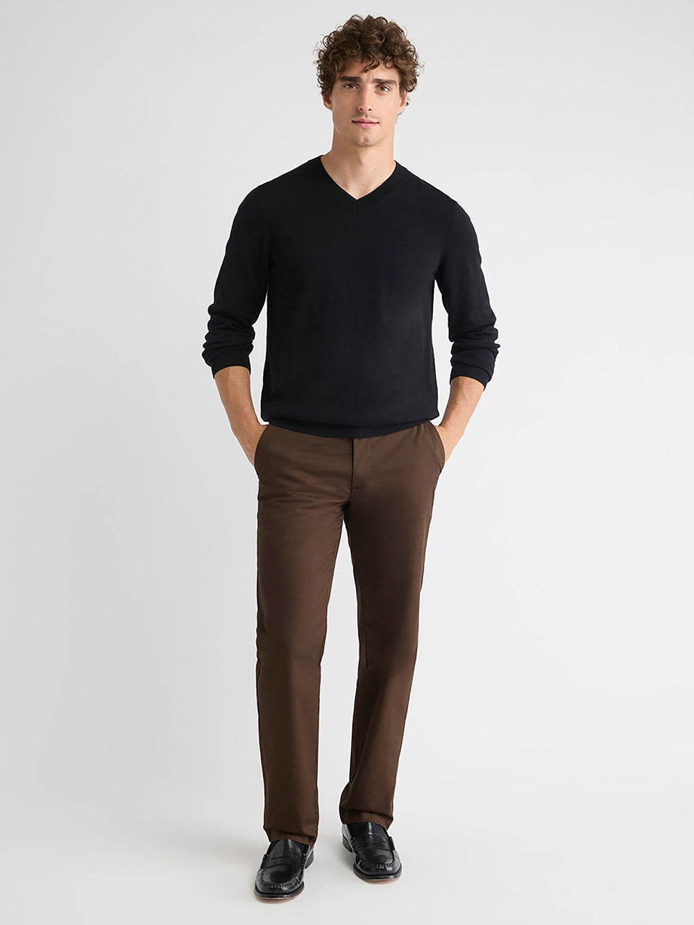Straight-Leg Chino Pant rw&co Great Value Deal