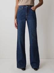 High-Rise Wide-Leg Jeans rw&co On Sale