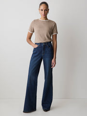 High-Rise Wide-Leg Jeans rw&co On Sale