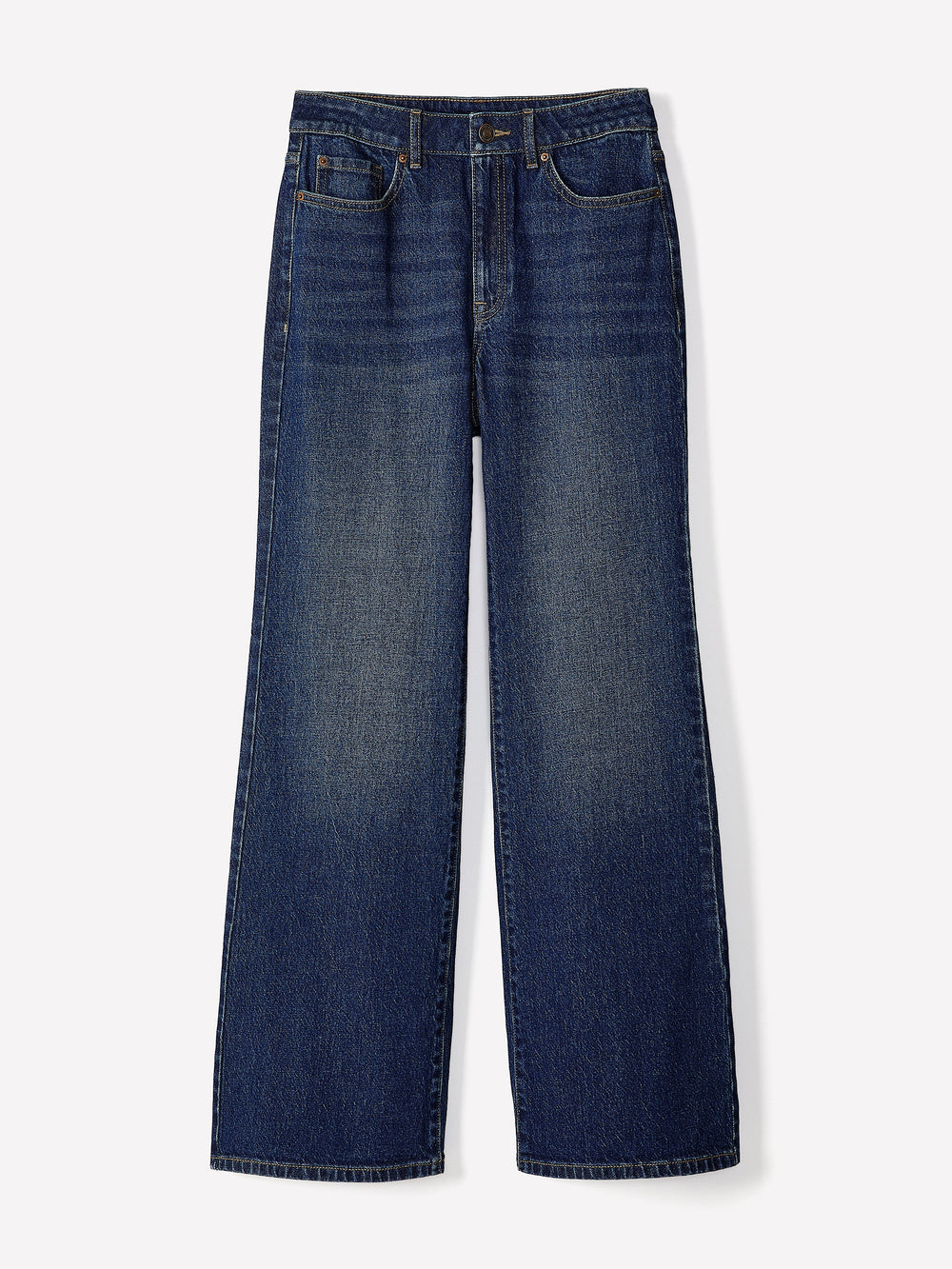 High-Rise Wide-Leg Jeans rw&co On Sale