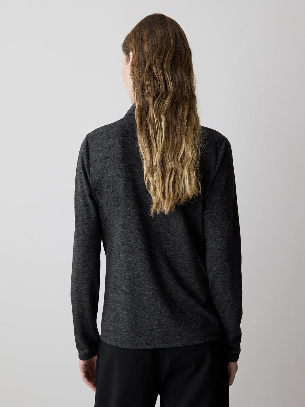 Long-Sleeve Fitted Polo rw&co Great Value Deal