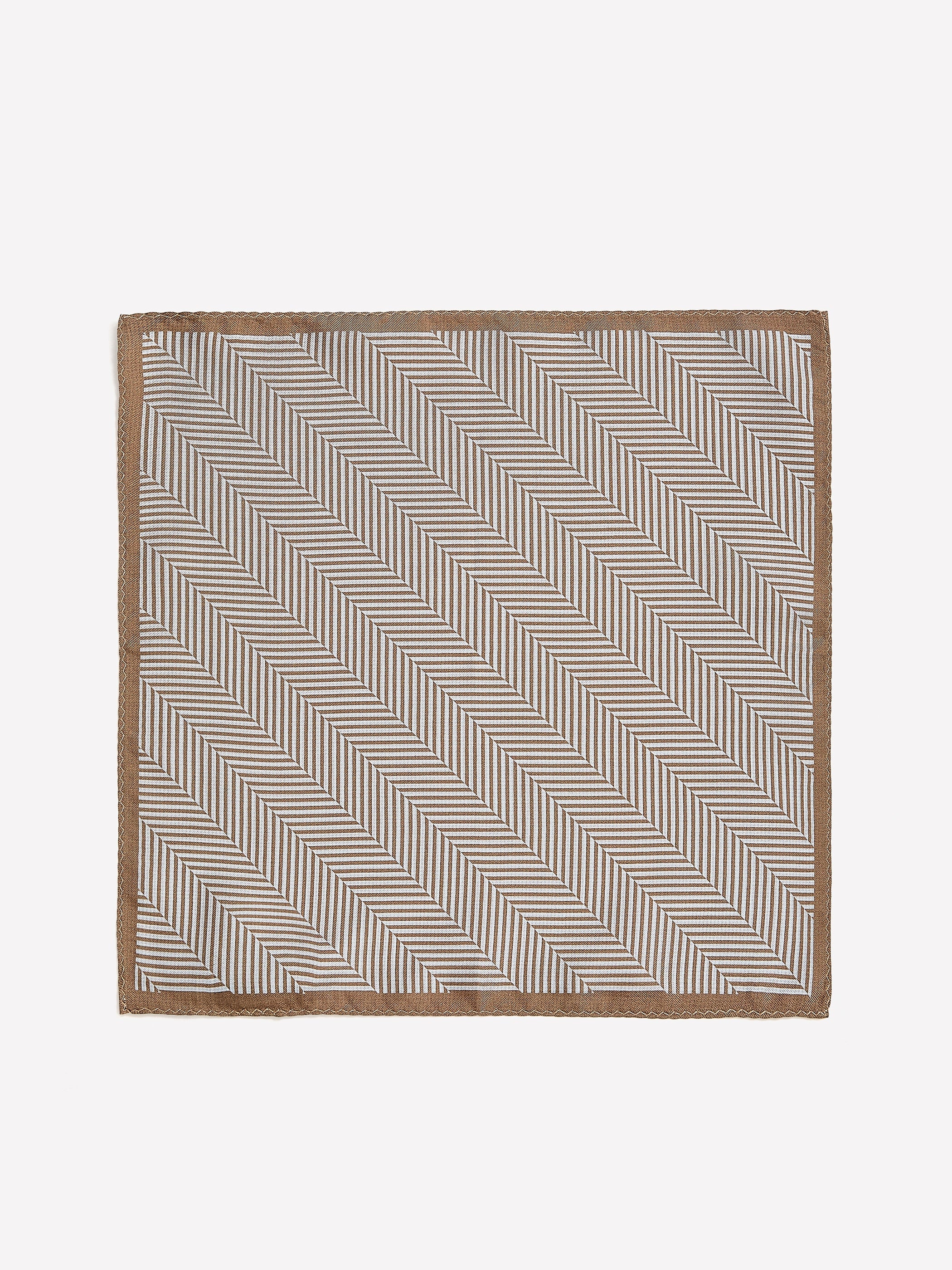 Reversible Handkerchief with Geometric Pattern rw&co Special Offer
