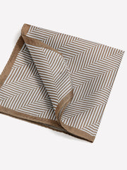 Reversible Handkerchief with Geometric Pattern rw&co Special Offer