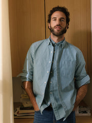 Striped Long-Sleeve Shirt rw&co Special Promo Price