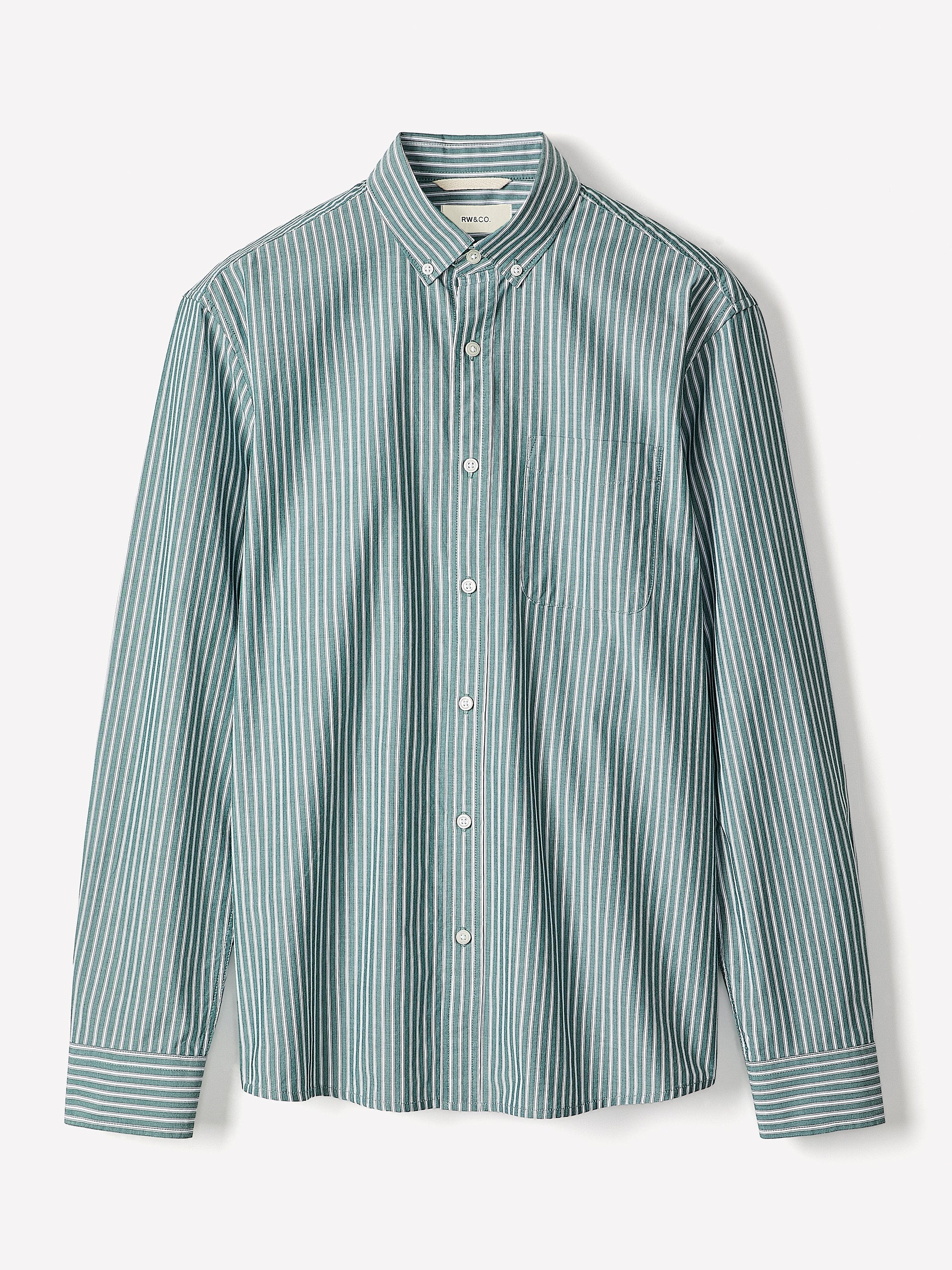 Striped Long-Sleeve Shirt rw&co Special Promo Price