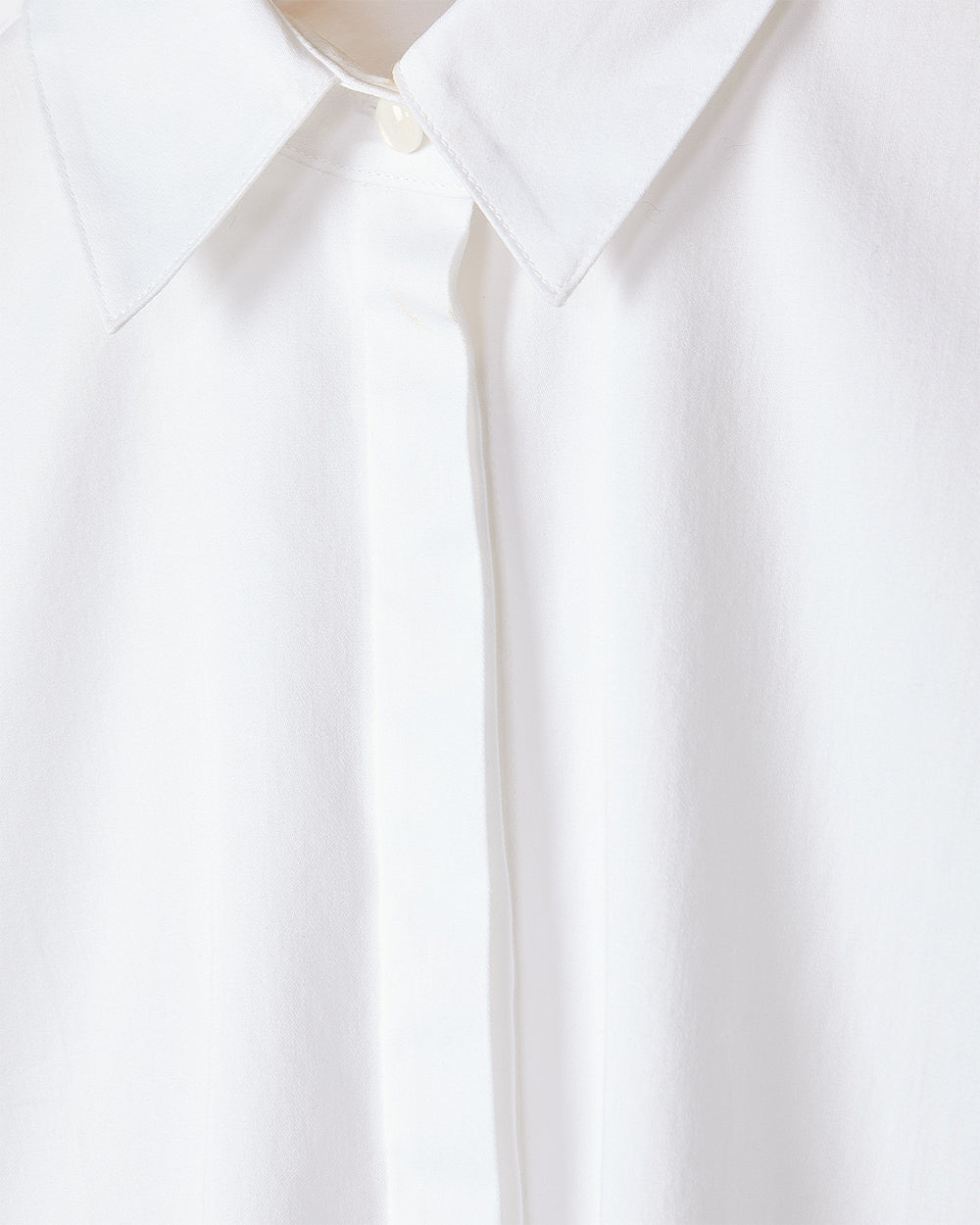 Fitted Long-Sleeve Poplin Blouse rw&co Special Offer