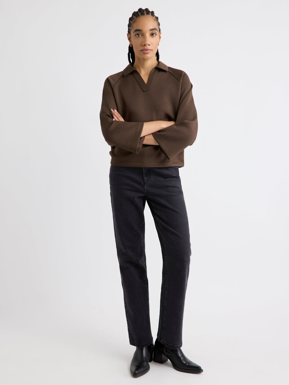 Long-Sleeve Polo rw&co On Sale