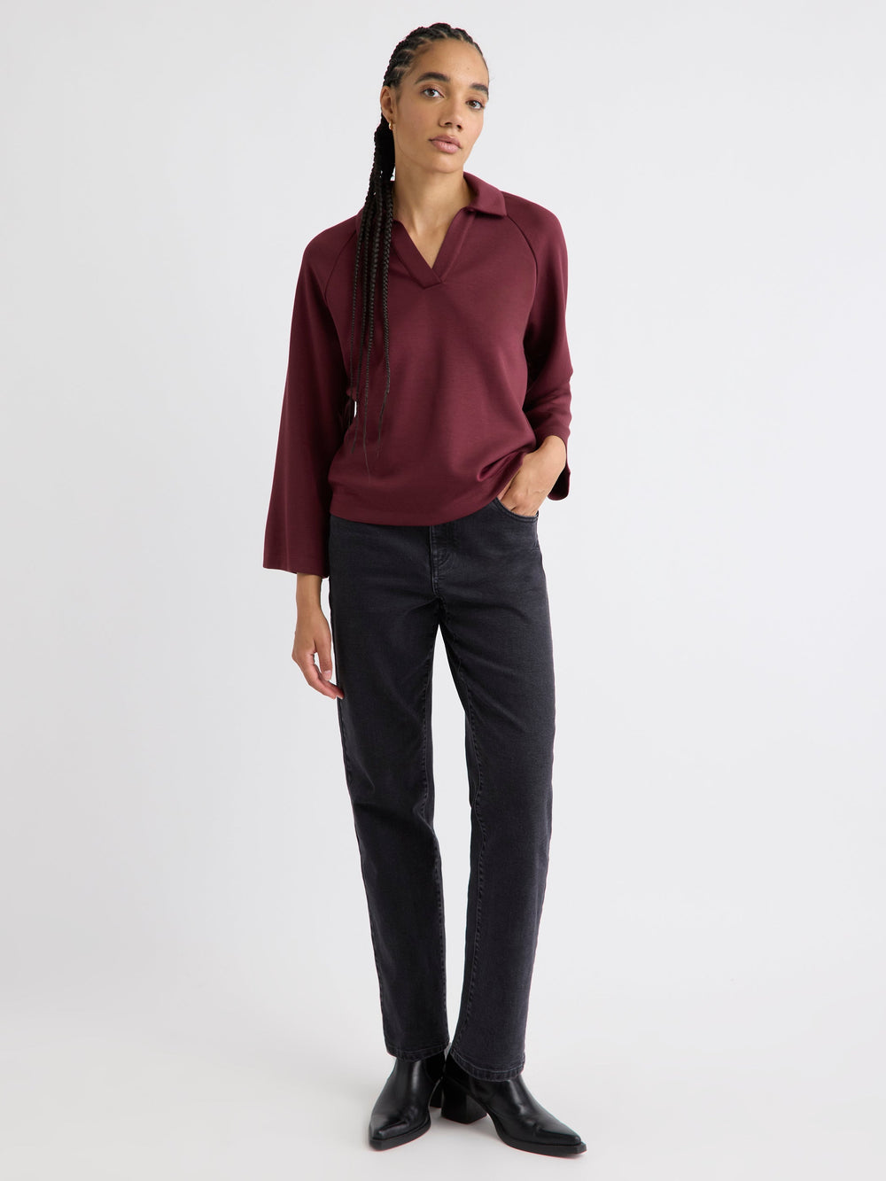Long-Sleeve Polo rw&co On Sale