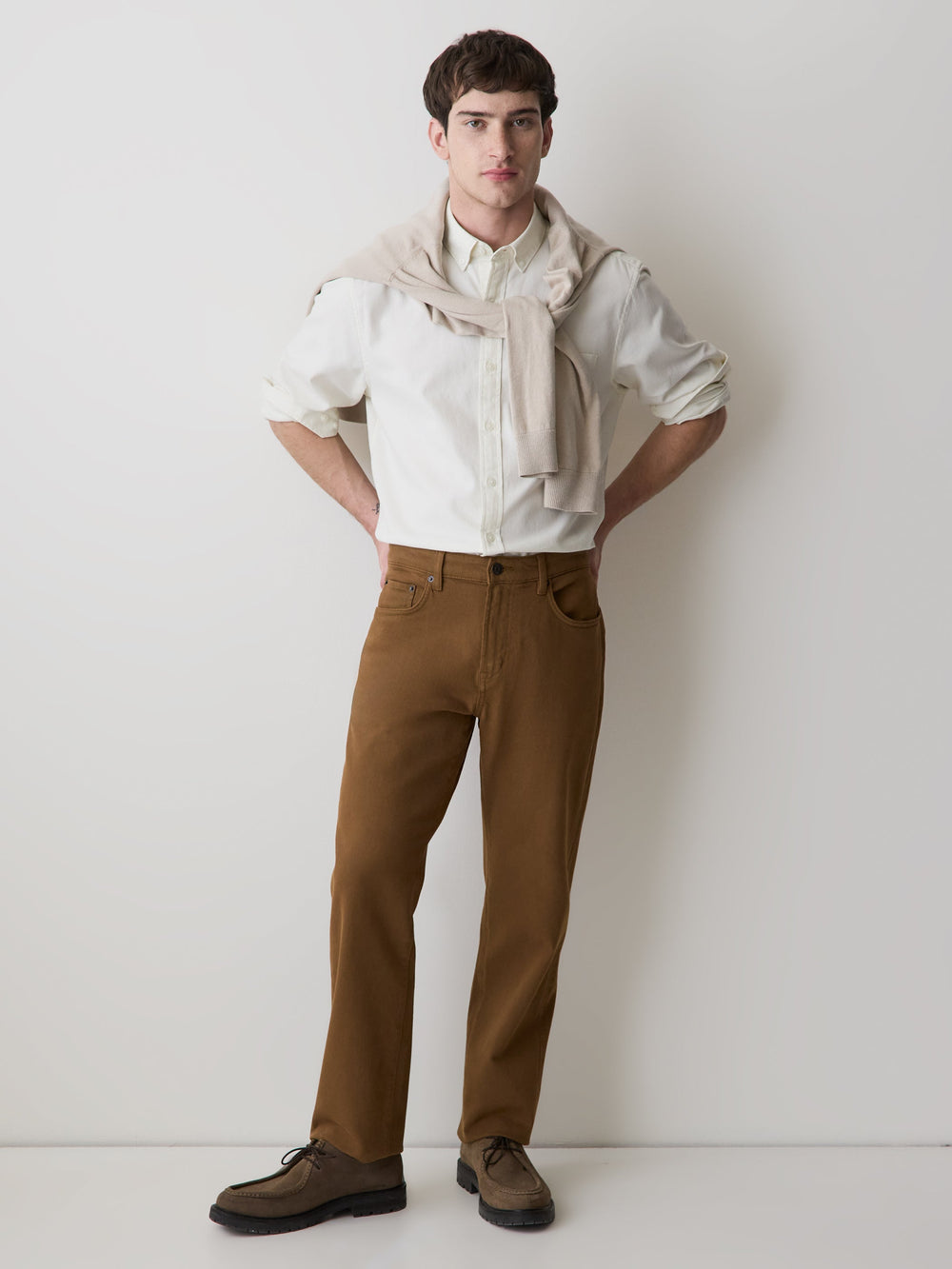 Long-Sleeve Textured Shirt rw&co Great Value Deal