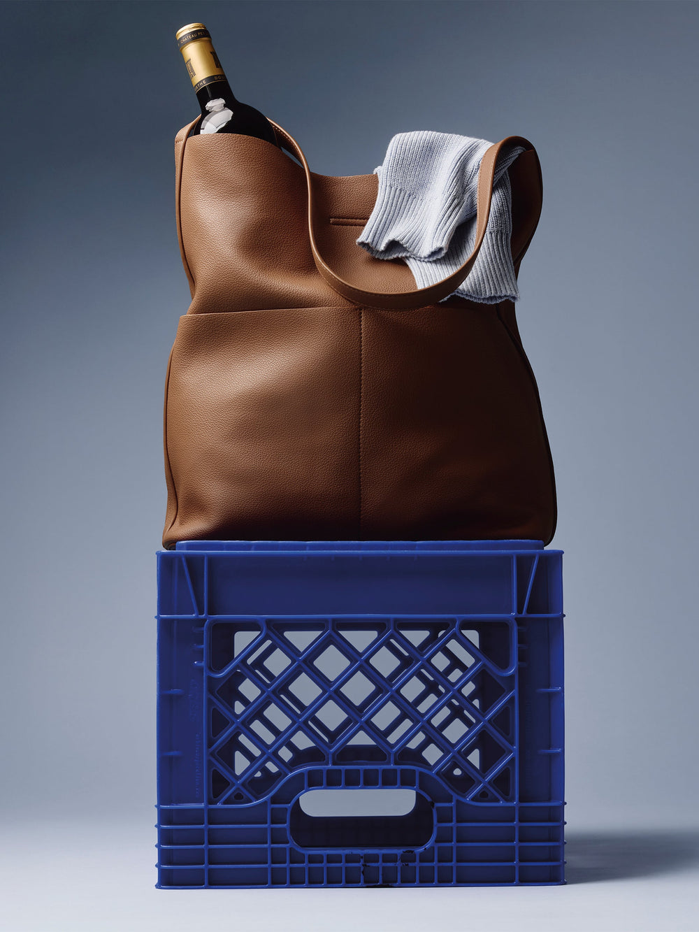 Faux Leather Tote Bag rw&co Great Value Deal