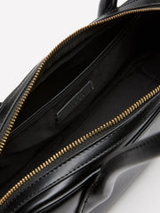 Faux Leather East-West Bag rw&co On Sale
