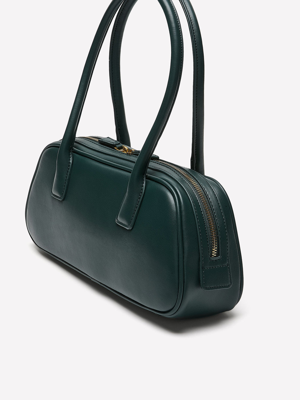 Faux Leather East-West Bag rw&co On Sale