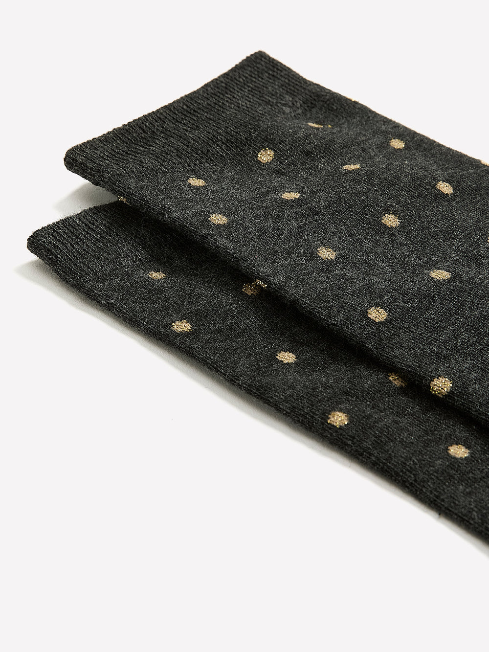 Dotted Crew Socks with Metallic Fibres rw&co Limited Time Discount