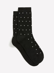 Dotted Crew Socks with Metallic Fibres rw&co Limited Time Discount