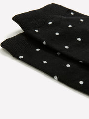 Dotted Crew Socks with Metallic Fibres rw&co Limited Time Discount