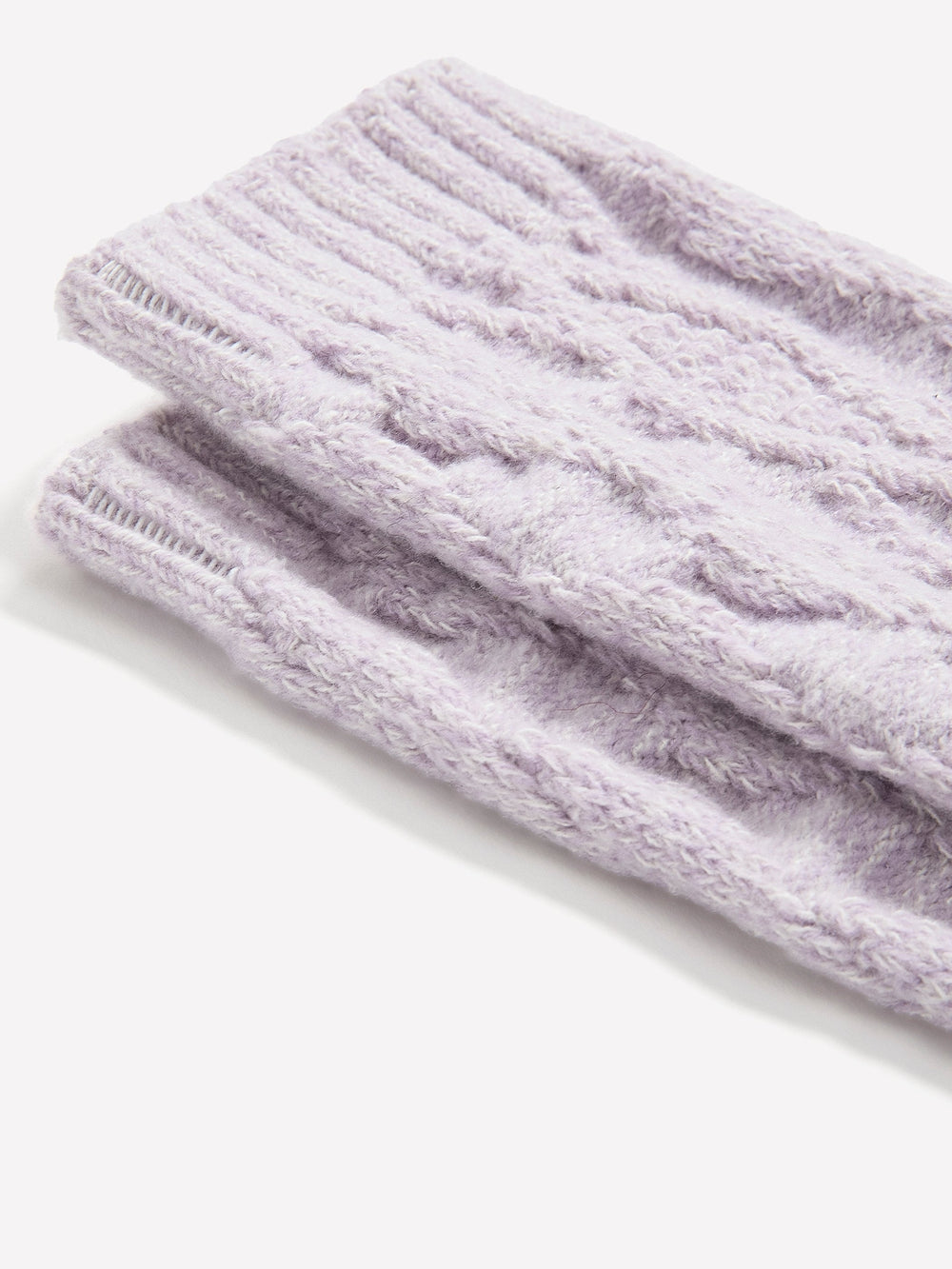 Super-Soft Crew Socks with Cable Stitches rw&co On Sale