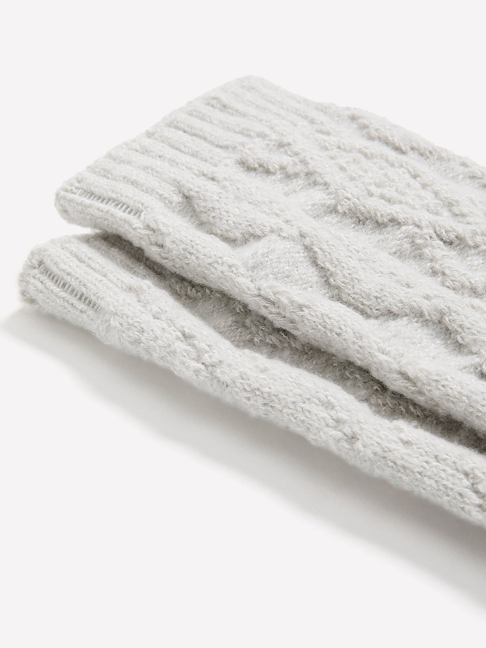 Super-Soft Crew Socks with Cable Stitches rw&co On Sale