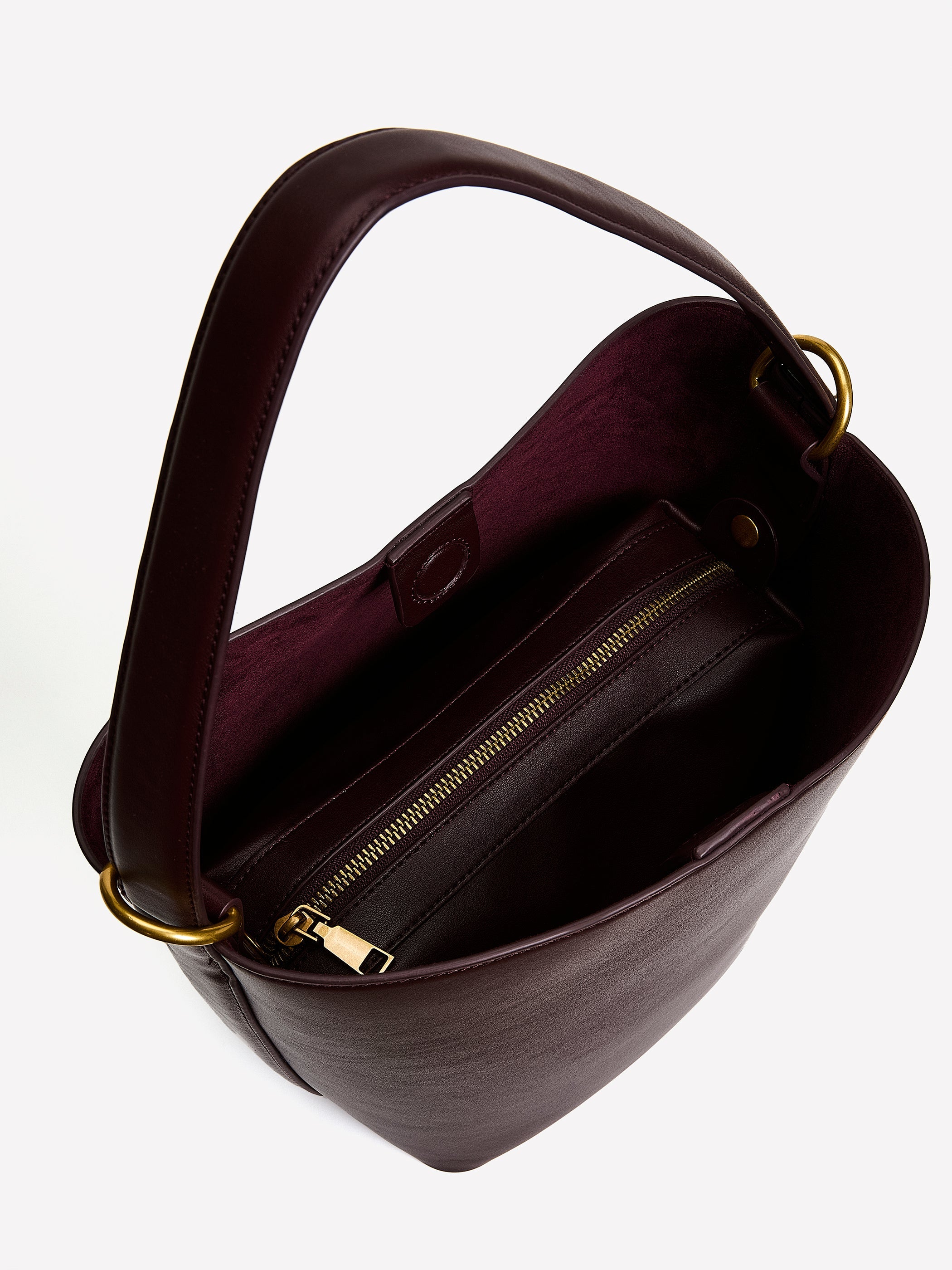 Faux Leather Bucket Bag rw&co Limited Time Discount