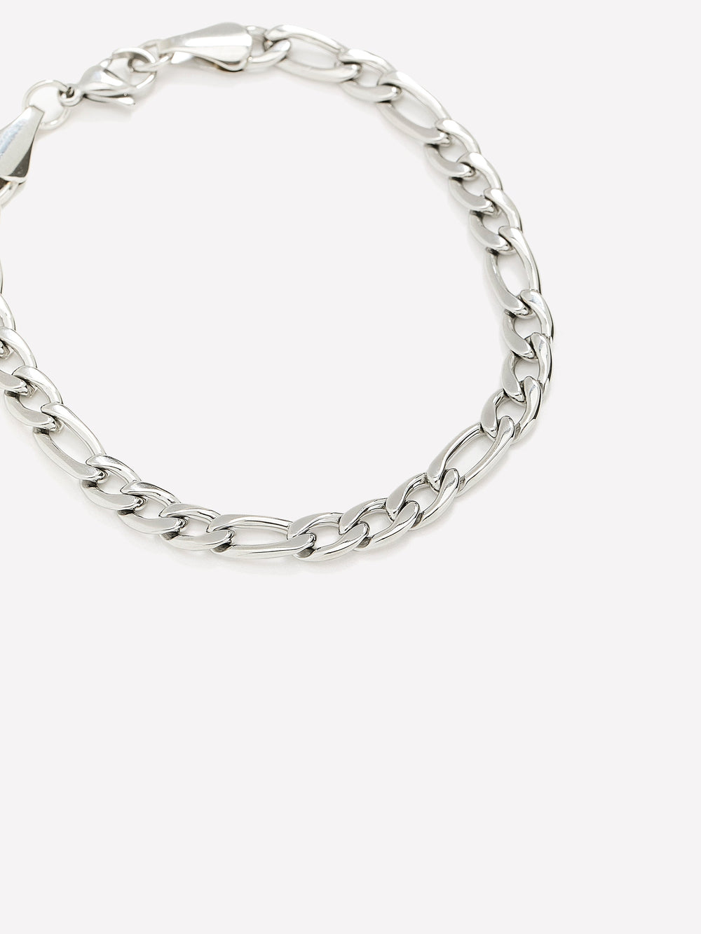 Stainless Steel Figaro Bracelet rw&co On Sale