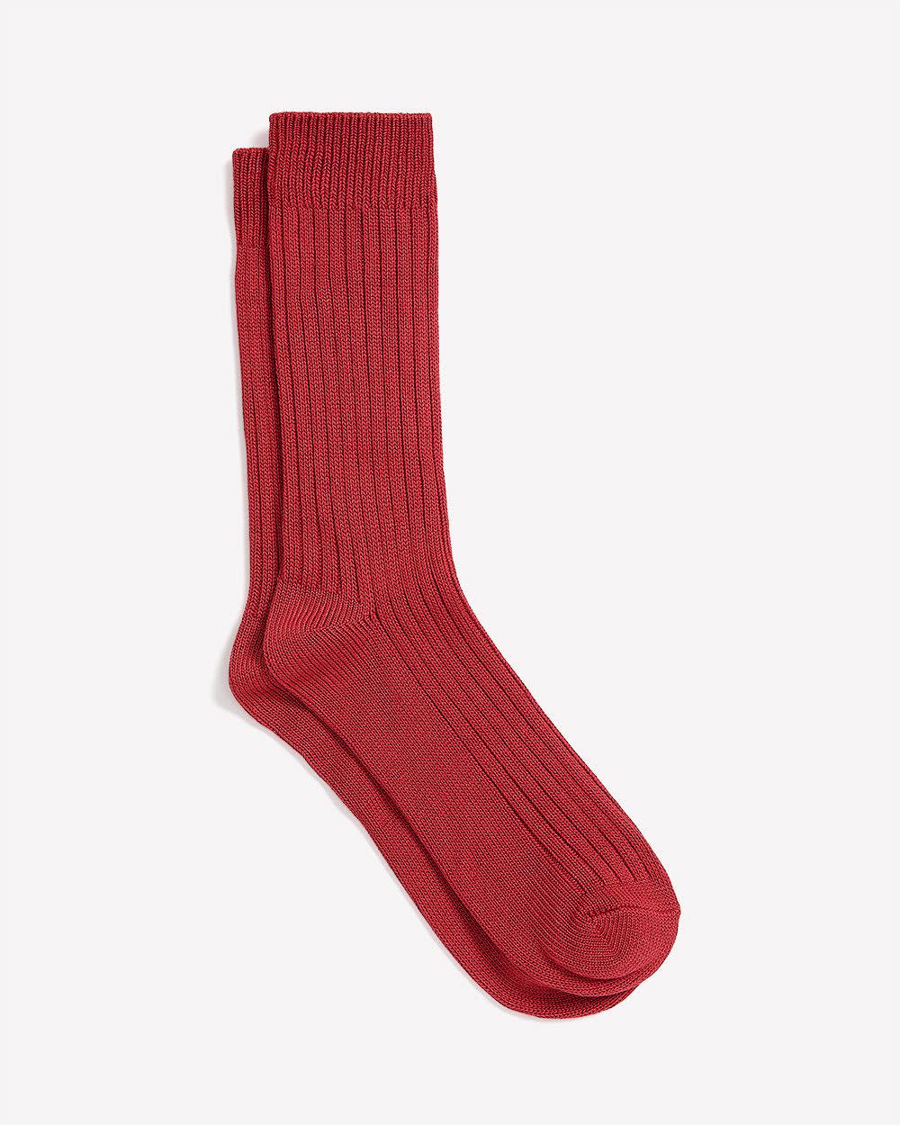 Ribbed Chunky-Knit Socks rw&co Special Promo Price